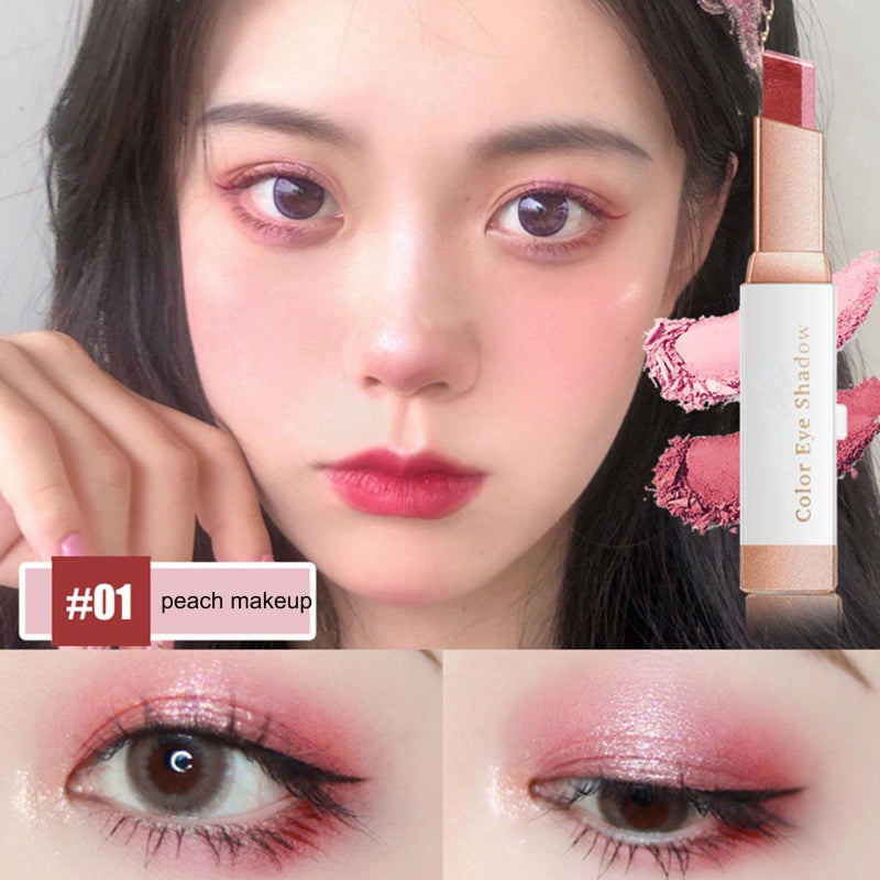 Velvet Gradient Dual-Color Eyeshadow Stick - Easy Eyeshadow for Contouring